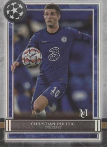 2020-21 Topps Museum Collection UCL Christian Pulisic #40