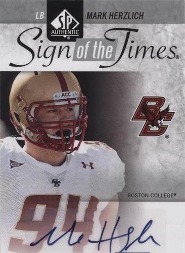 2011 SP Authentic Mark Herzlich #ST-MH