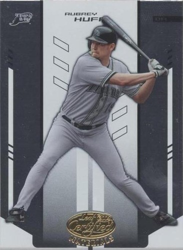 2004 Leaf Certified Materials - Aubrey Huff #15