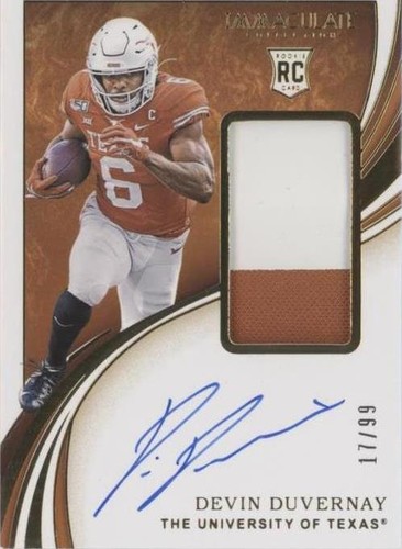 2020 Panini Immaculate Collection Collegiate Devin Duvernay #117