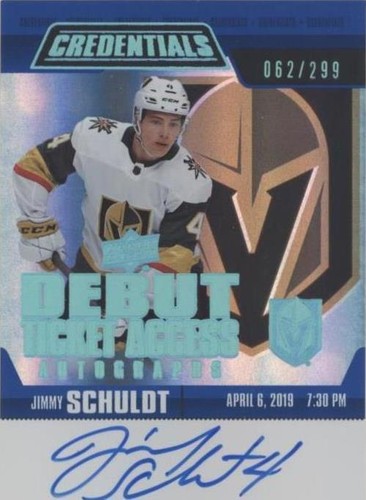 2019-20 Upper Deck Credentials - Jimmy Schuldt #RTAA-JS