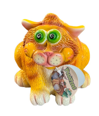 Exhart Wobble Bobble Phatzos Cat Figurine Spring Tail and Head