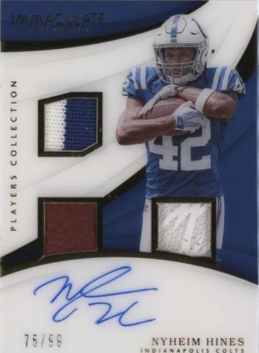 2018 Panini Immaculate Collection Nyheim Hines #PC-NH