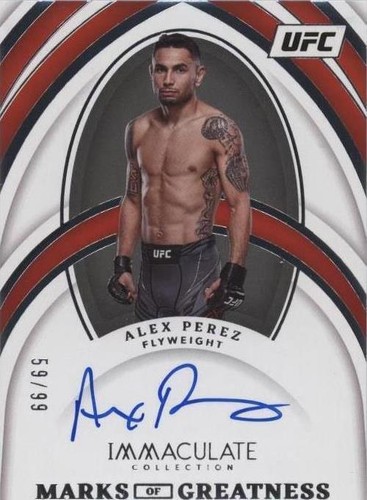 2022 Panini Immaculate Collection UFC - Alex Perez #MG-APZ
