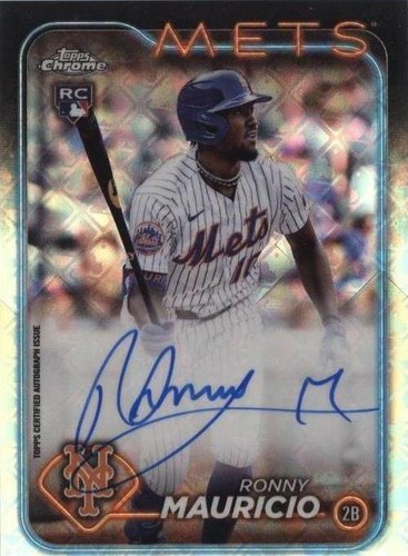 2024 Topps Chrome Logofractor Edition - Ronny Mauricio #RCA-RM