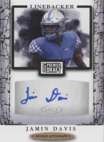 2021 Sage Premier Draft Jamin Davis #A154