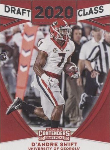 2020 Panini Contenders Draft Picks D'Andre Swift #11