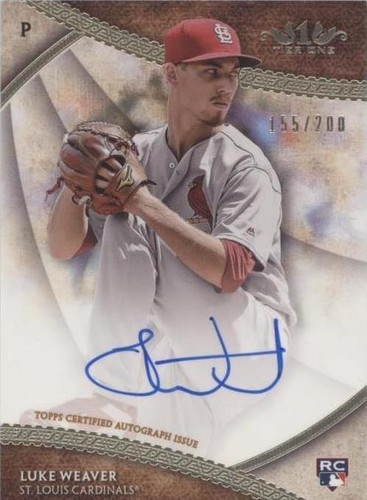 2017 Topps Tier One - Luke Weaver #BOA-LWA