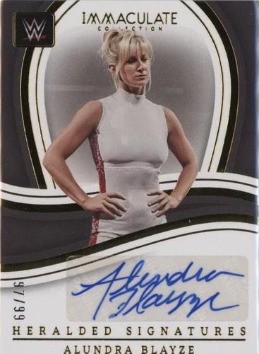 2023 Panini Immaculate Collection WWE - Alundra Blayze #HS-ABZ