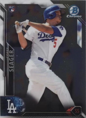 2022 Topps Chrome #40 Corey Seager Logo Refractor | eBay