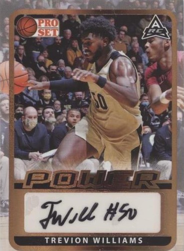 2021-22 Leaf Pro Set Power - Trevion Williams #BA-TW1