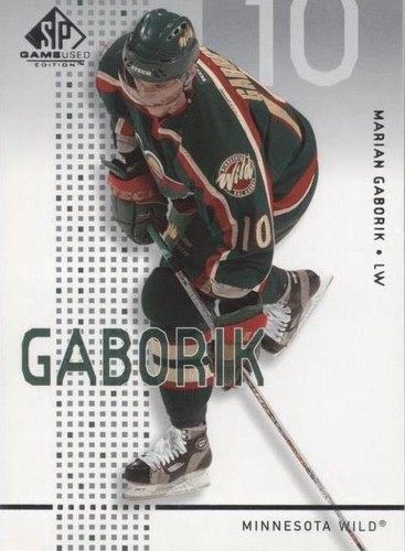 2002-03 SP Game Used - Marian Gaborik #24