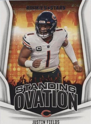 Justin Fields rated rookie サイン NFL カード NFL 2021 Donruss Optic Justin Fields #204 (Rated Rookie