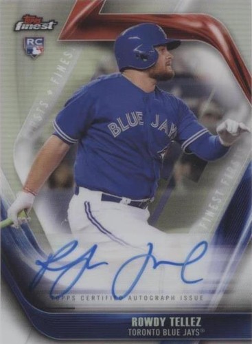 2019 Topps Finest - Rowdy Tellez #FFA-RT