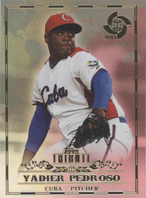 2013 Topps Tribute WBC - Yadier Pedroso #27