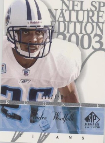 2003 SP Signature Edition Andre Woolfolk #125