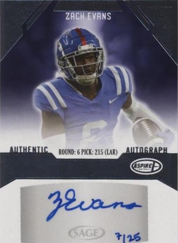 2023 Sage Aspire Zach Evans #ASP-ZE