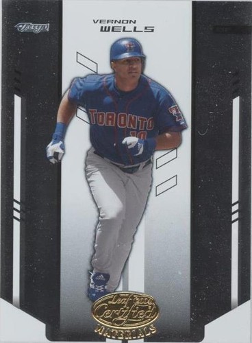 2004 Leaf Certified Materials - Vernon Wells #186