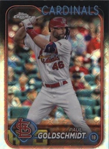 2024 Topps Chrome Logofractor Edition - Paul Goldschmidt #90