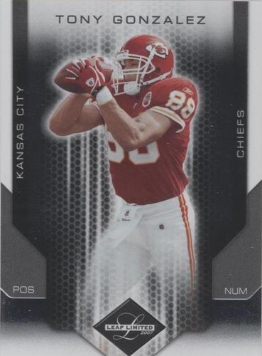 2007 Leaf Limited Tony Gonzalez #51
