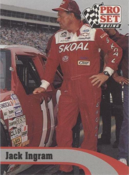 1992 Pro Set Winston Cup - Jack Ingram #191