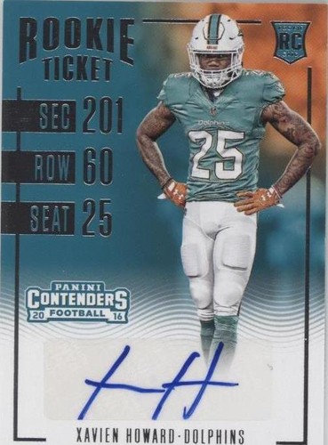 2016 Panini Contenders Xavien Howard #153