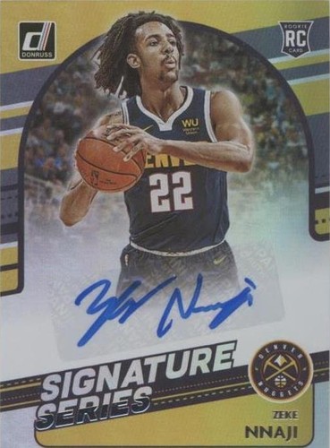 2020-21 Panini Donruss - Zeke Nnaji #SG-ZNN
