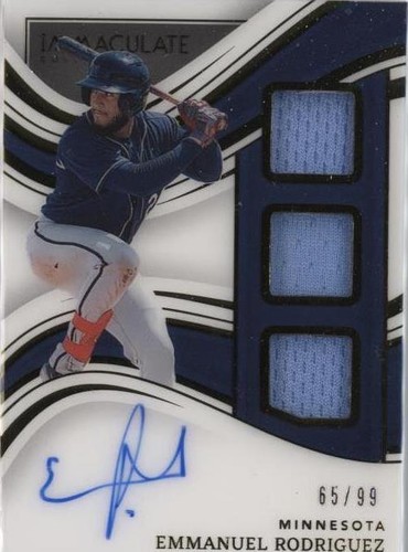 2023 Panini Immaculate Collection - Emmanuel Rodriguez #PTS-ER