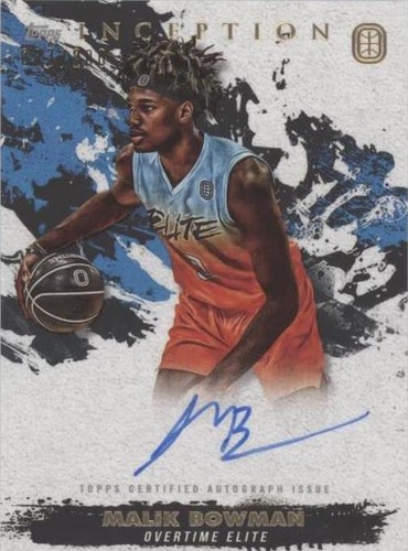 2021-22 Topps Inception OTE Overtime Elite - Malik Bowman #IA-MBO3