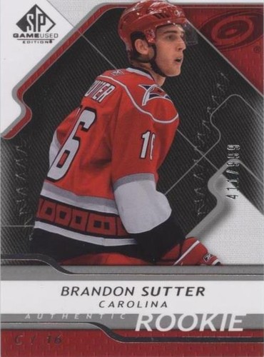 2008-09 SP Game Used Edition - Brandon Sutter #135
