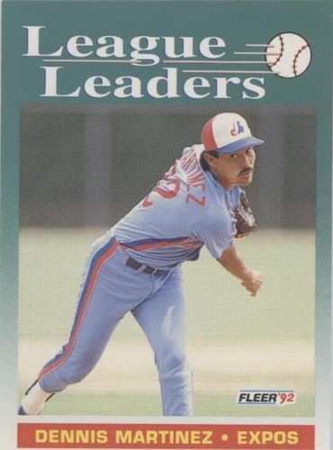 1992 Fleer - Dennis Martinez #695