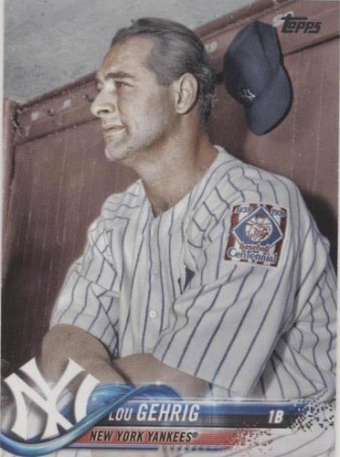 2018 Topps Update Series - Lou Gehrig #US200