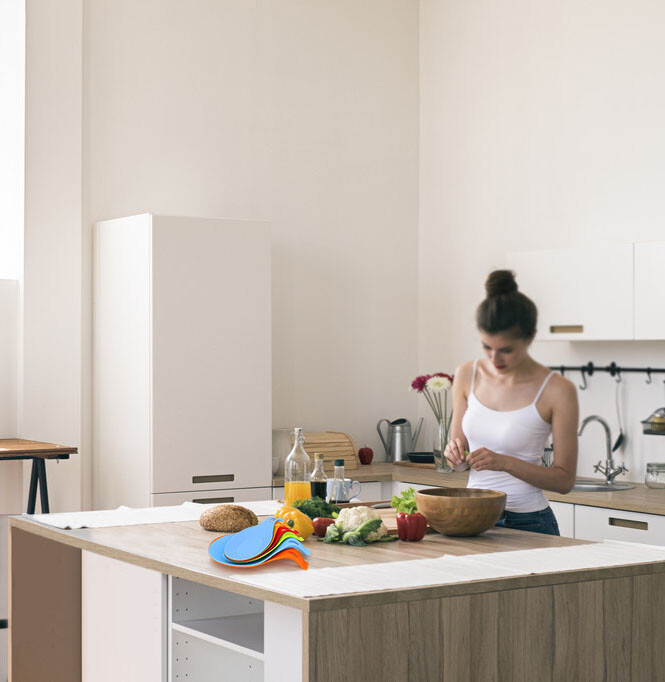 6 Pcs Set Kitchen Silicone Spoon Rest Holder Heat Resistant Kitchen Utensil Tool