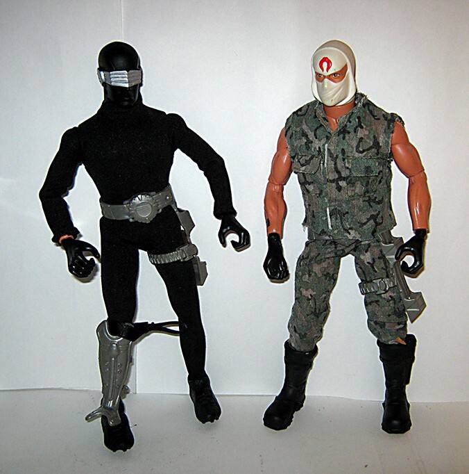 GI-JOE ジーアイジョー 3体セット 1996年 KENNER Vintage 1996 12 Inch G.I. Joe SNAKE EYES & STORM SHADOW