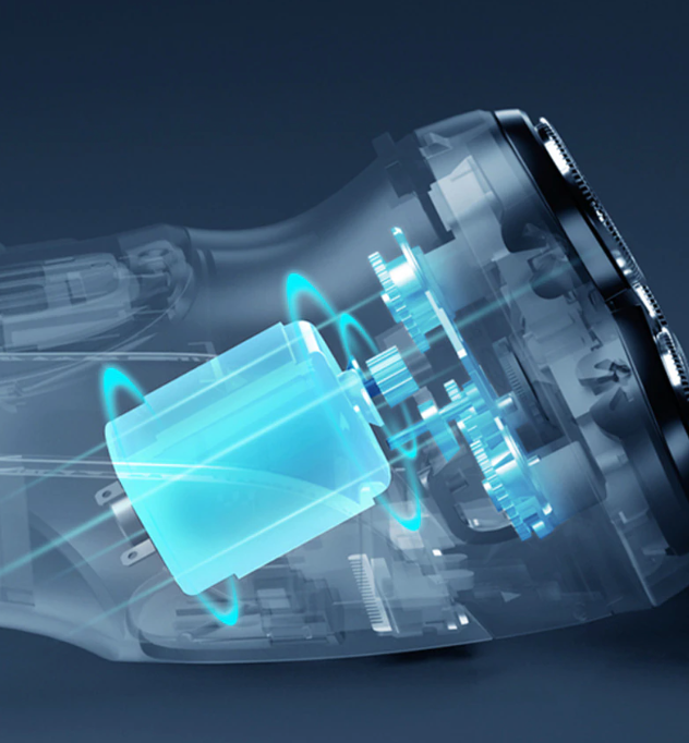 Men's Razor Rotary Waterproof Electric Shaver Pop-Up Trimmer Wet Dry Cordless 