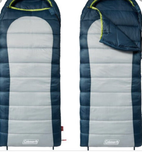New Coleman Sleeping Bag Hybrid sleeping bag 30F -1 °C Blue New Coleman Sleeping Bag Hybrid sleeping bag 30F -1 °C Blue