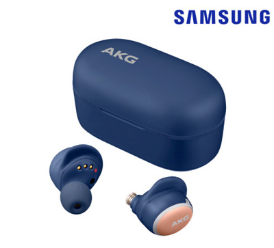 Harman AKG N400 True Wireless Bluetooth Earphones Navy/Silver