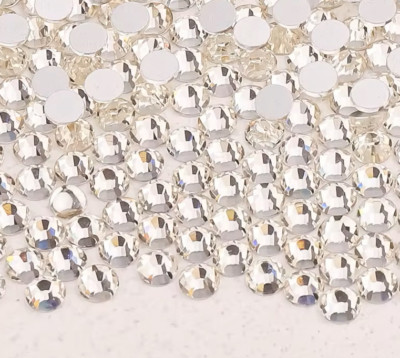 1440p Glass Crystal Flatback NO-Hotfix Rhinestones  SS4- SS30 34 colors USSeller