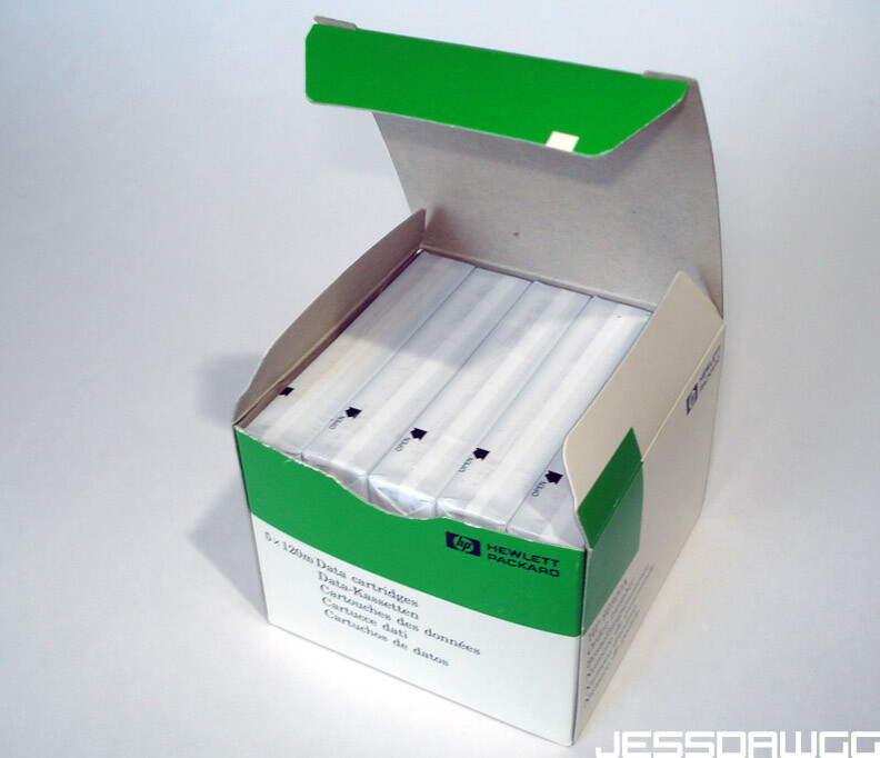 new 5 pack HP 120 meter DDS-2 Data Cartridge Hewlett Packard 4gbytes tapes
