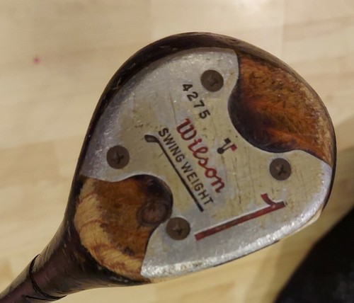 Gary Middlecoff Autograph 1 Wood Driver Wilson 4275 Swing