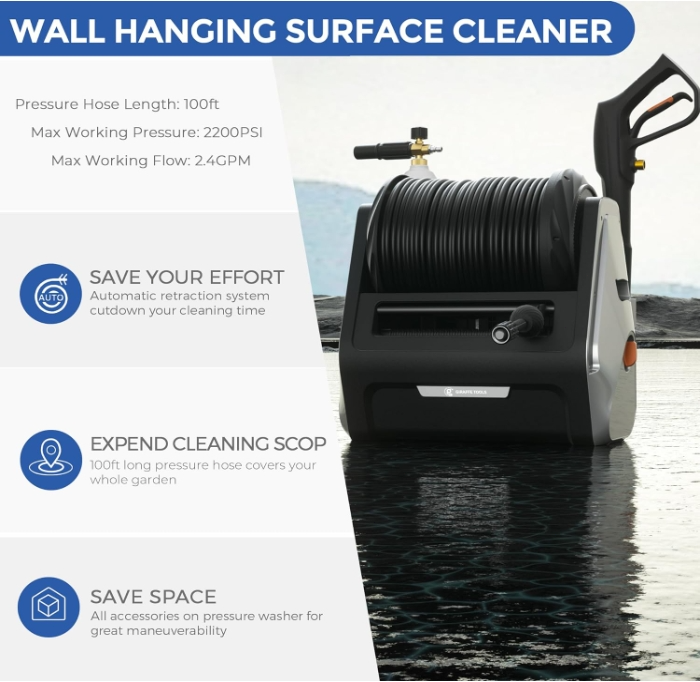 Giraffe Tools Electric Pressure Washer Power Washer Car Wash Auto Cleaning Kit