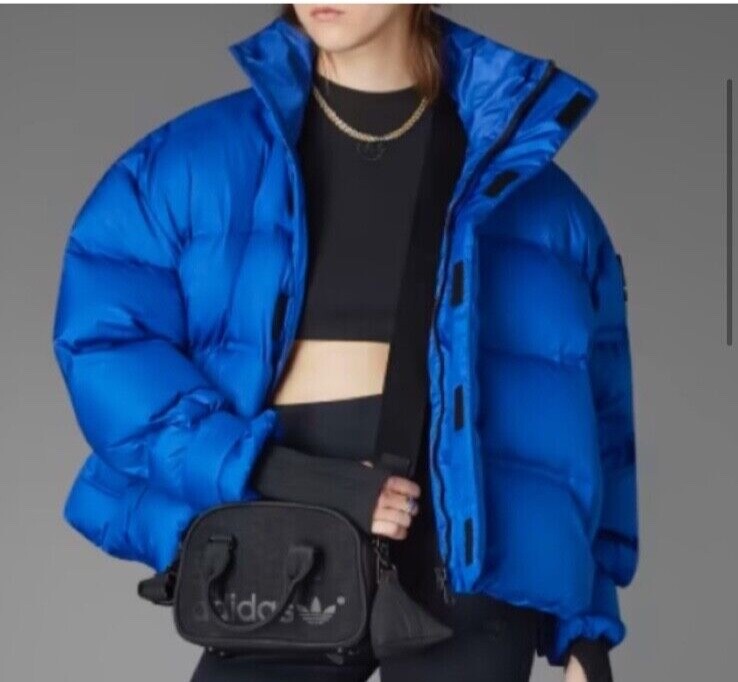 Adidas Originals Unisex Down Puffer Oversized Blue Version