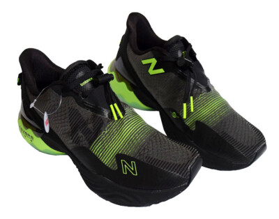 New Balance Fuel Cell Rebel TR Men's Size 8.5 W Sneakers Black & Pixel Green NEW