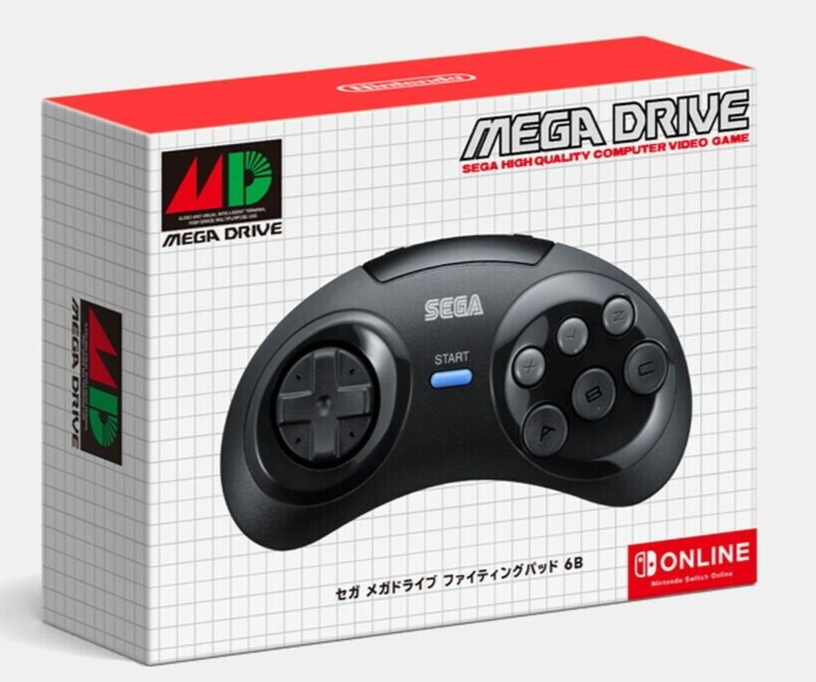 Nintendo Switch セガ メガドライブ ファイティングパッド 6B SEGA Mega Drive Fighting Pad 6B Controller for Nintendo