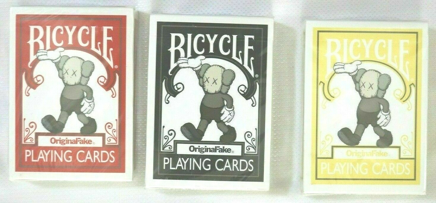 Original Fake KAWS BICYCLE PLAYING CARDS オリジナルフェイク カウズ