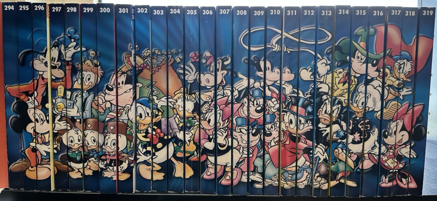 Walt Disney - 26 x Lustiges Taschenbuch aus 284 - 319 - Rckenbild - Komplett