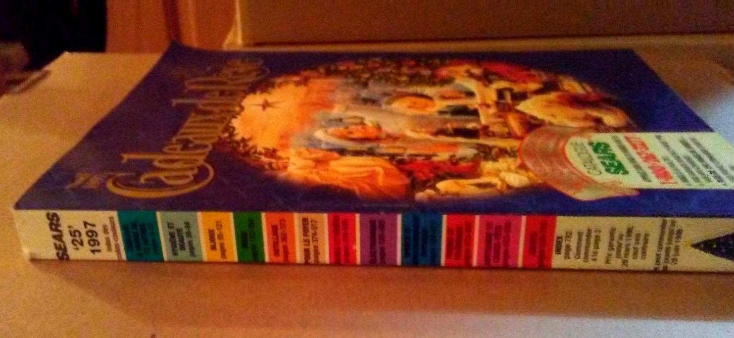 SEARS CATALOG - Christmas Canada 1997 Wishbook Catalog Holiday Gifts Toys French