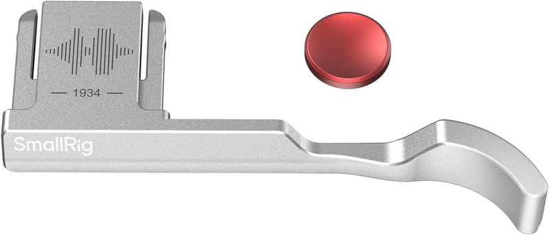 Thumb Grip with Hot Shoe Cover for FUJIFILM X-M5 (Silver) - 4877