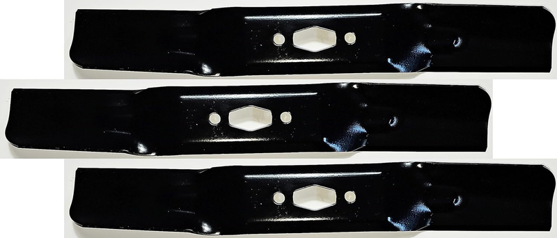 Set of 3 Mower Blades for 50" MTD Cub Cadet 742P05094 74205094 Diamond Hole S