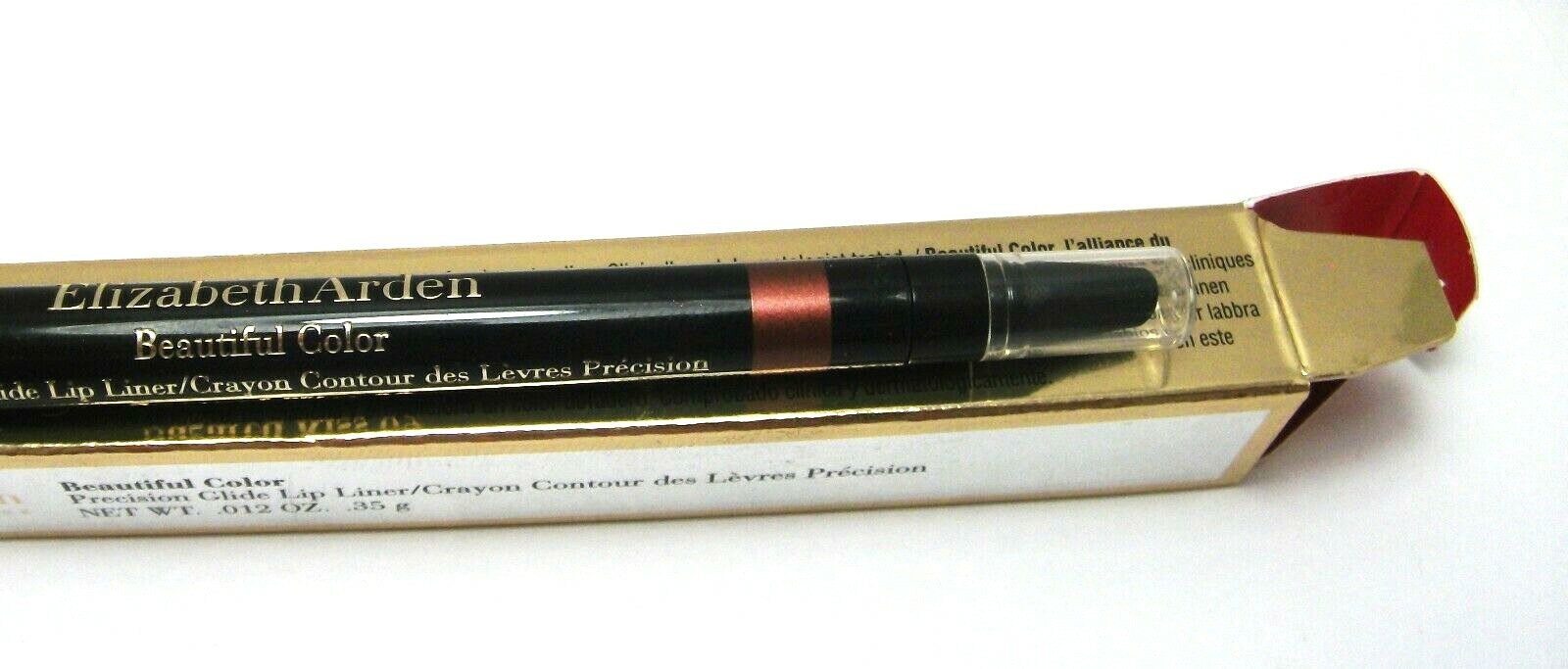 Elizabeth Arden Beautiful #9 Color Precision Glide Lip Liner .012 OZ New In Box